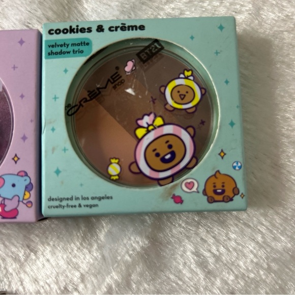 The Creme Shop Baby BT21 Eyeshadow Trio Lot Shooky RJ Mang Lot. mocha eyeliner - Picture 3 of 7